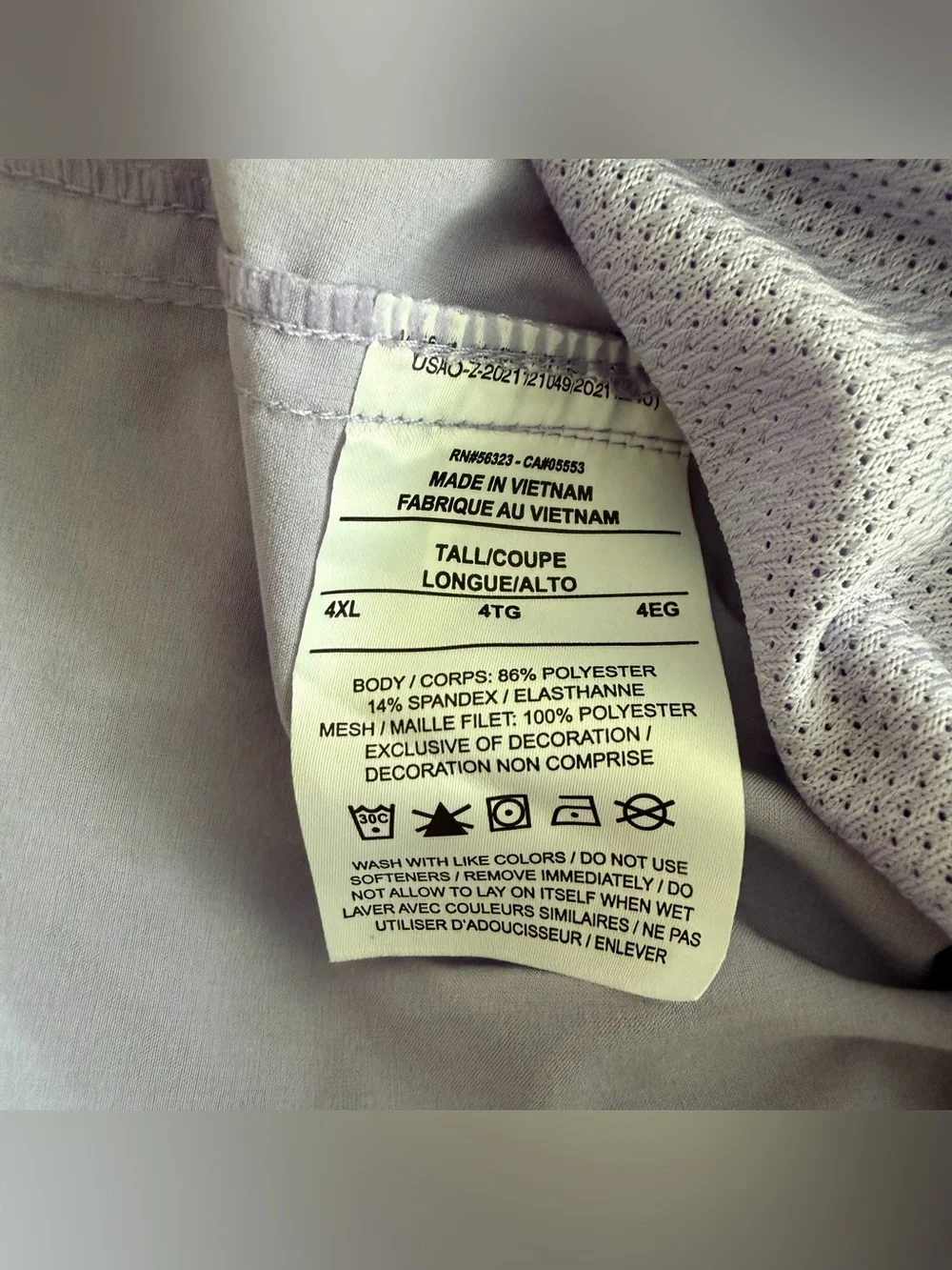 Men’s Unlimited Dri-Fit 5” Inseam Unlined Versatile Shorts Purple Size 4XLT